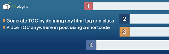 CM Table of Contents Plugin WordPress