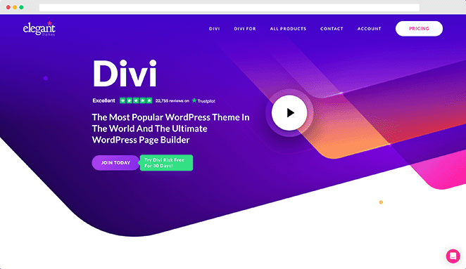 Divi WordPress page builder