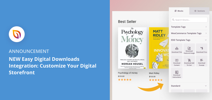 New Easy Digital Downloads Blocks: Customize Your Digital Storefront