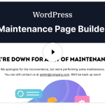 Website Under Maintenance Page Templates for WordPress