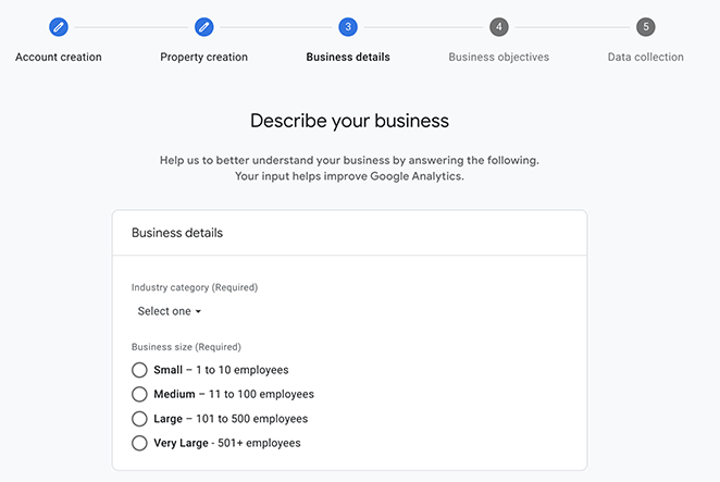 Describe your business details