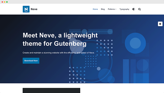 Neve lightweight WordPress theme