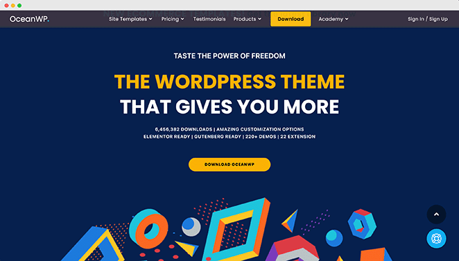 oceanwp - SeedProd OceanWP free WordPress theme