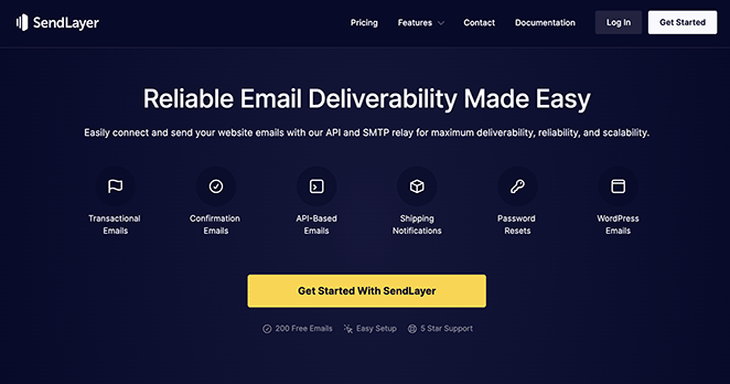 Plate-forme SMTP transactionnelle SendLayer