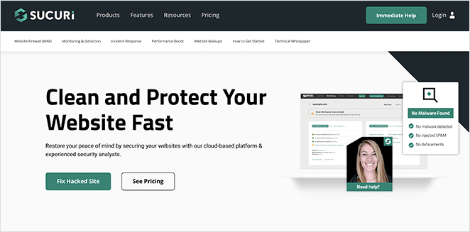 Sucuri best WordPress security plugins