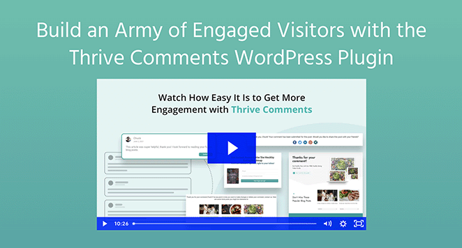 Thrive Comments Best WordPress Blog Plugin to Improve Comments