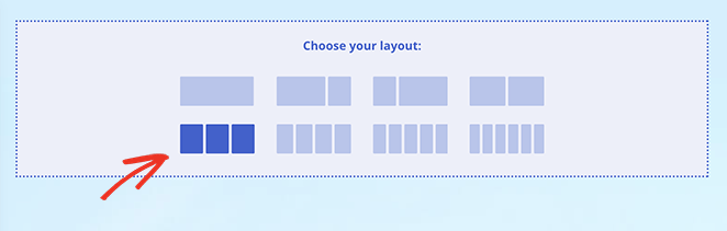 Choose a column layout
