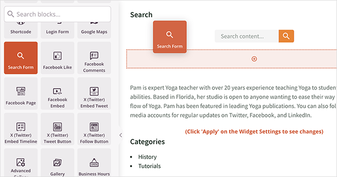 add-search-bar-WordPress-sidebar - SeedProd Add search bar to WordPress sidebar