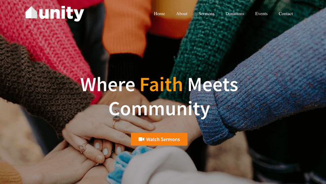 church-website-homepage - SeedProd How to Build a church website homepage