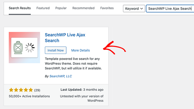 SearchWP Live Ajax Search plugin