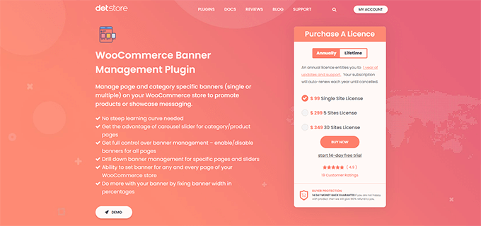 Banner Management for WooCommerce