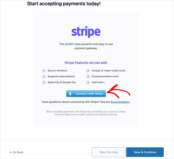 Connect EDD to Stripe payment gateway
