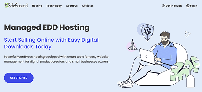 how to sell videos online with SiteGround Managed EDD Hosting
