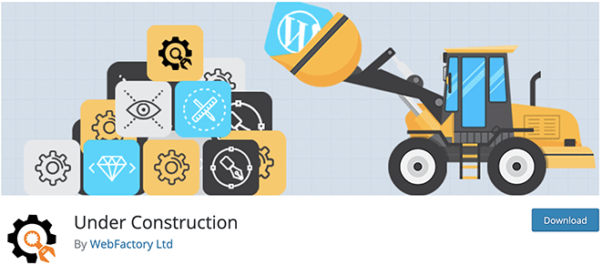 Under Construction WordPress maintenance mode plugin