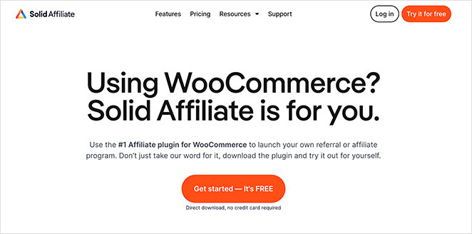 Solid Affiliate WooCommerce plugin