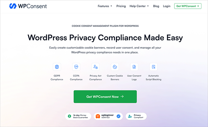 wpconsent - SeedProd WPConsent best WordPress cookie consent plugin