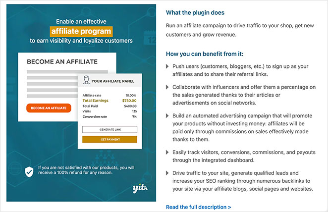 YITH WooCommerce Affiliates