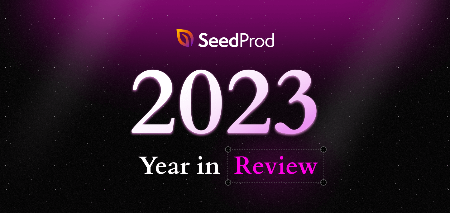 SeedProd 2023 Year in Review (Annual Report)