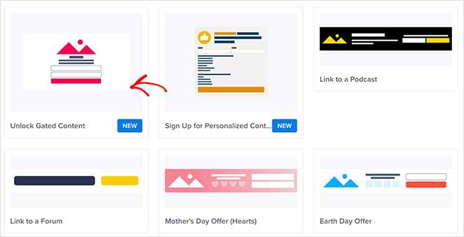 OptinMonster gated content template