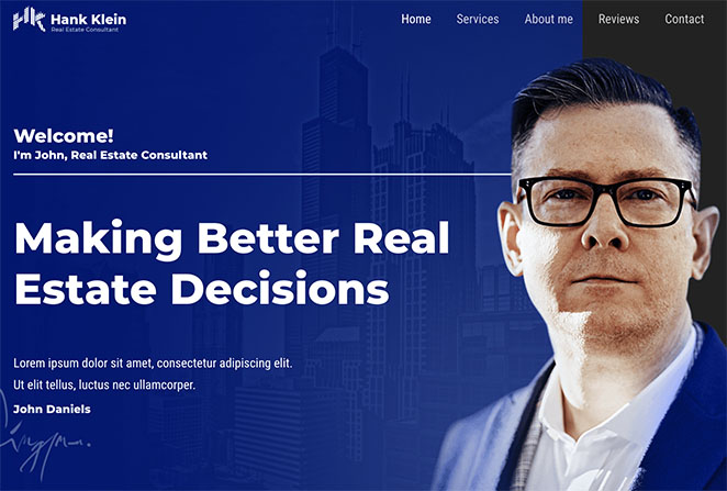 Astra WordPress real-estate theme