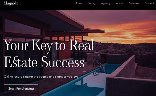 Magnolia real estate theme WordPress