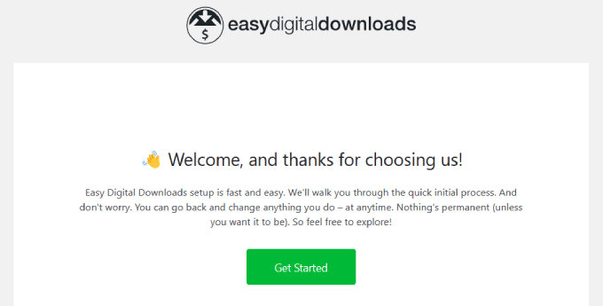 Assistant d'installation Easy Digital Downloads