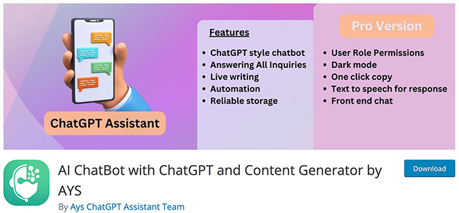 AI Chatbot with ChatGPT