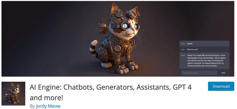 AI Engine ChatGPT WordPress plugins