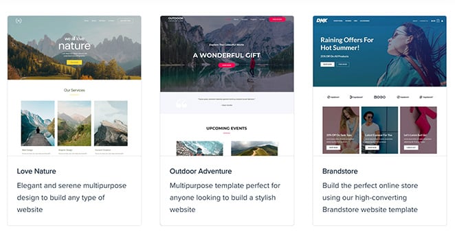 Astra WordPress theme kits