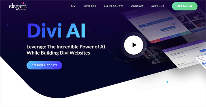 Divi AI WordPress builder