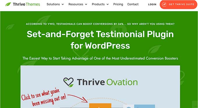 Thrive Ovation - WordPress Testimonials Plugin