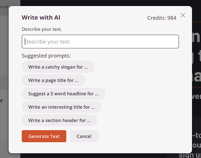 SeedProd AI text generator 