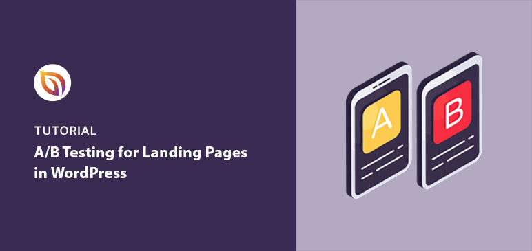 A/B testing for landing pages