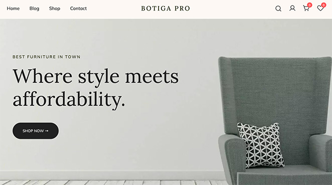 Botiga eCommerce WordPress Theme