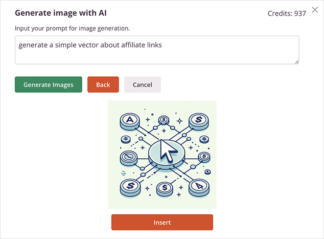 Générer une image avec SeedProd AI