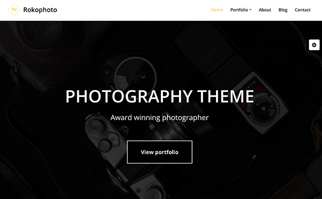 Neve WordPress portfolio theme