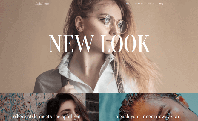 SeedProd fashion blog template