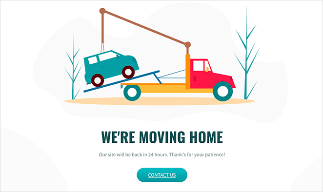 maintenance-mode-migration-page - SeedProd Page en mode maintenance pour la migration d'un site web