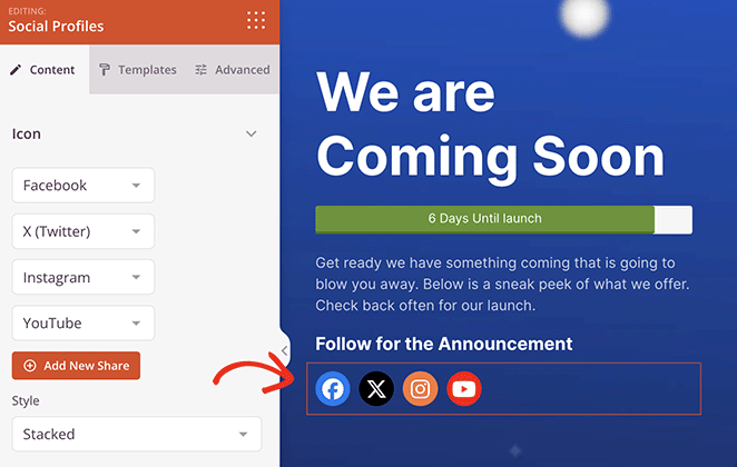 coming-soon-page-social-media-icons - SeedProd