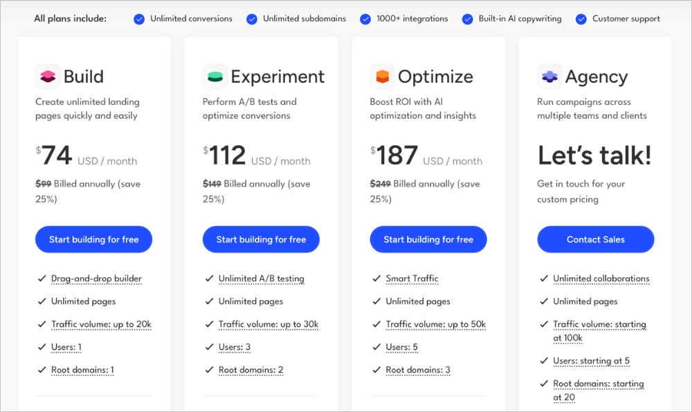 Screenshot - SeedProd Unbounce pricing