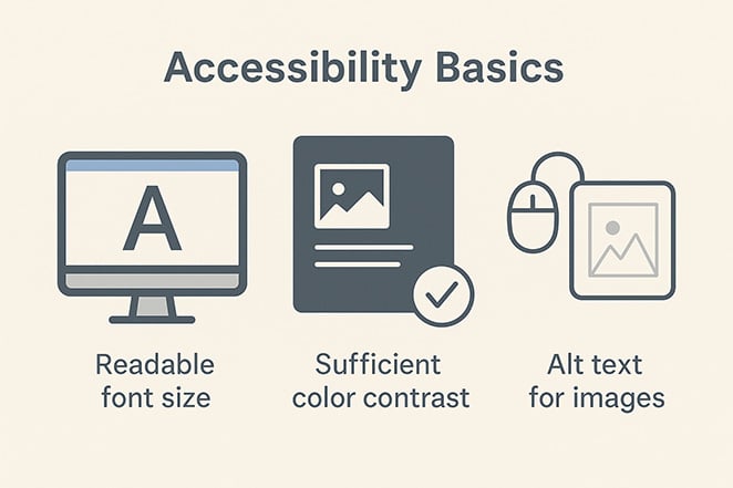 website-accessibility-basics - SeedProd mistakes building WordPress sites - ignoring Website Accessibility Basics
