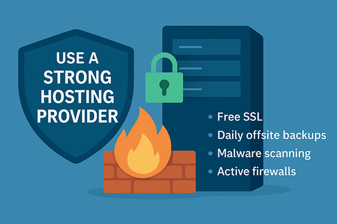 stong-hosting-provider - SeedProd Use a strong hosting provider to secure WooCommerce site