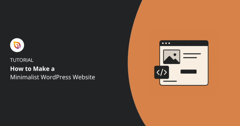 How to Make a Minimalist Website in WordPress The Easy Way
