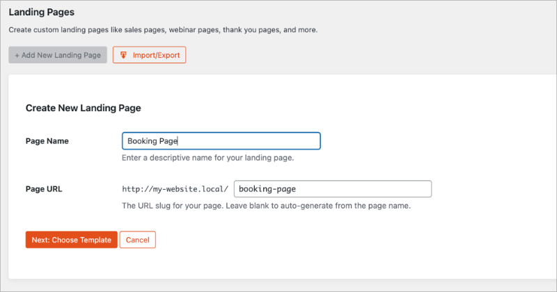 SeedProd landing pages dashboard with the Add New Page button