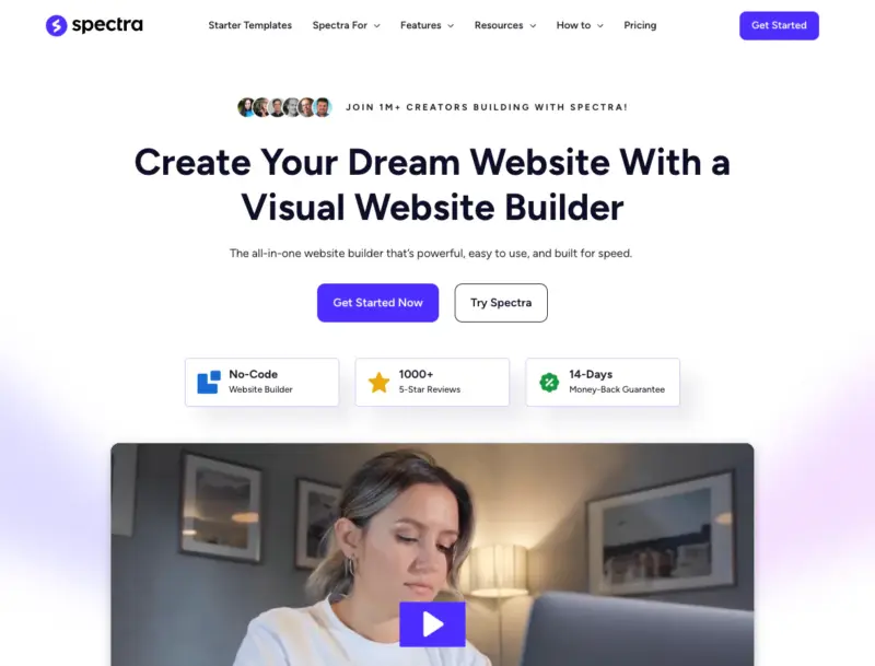 spectra - SeedProd Spectra generating a page with AI inside the WordPress block editor